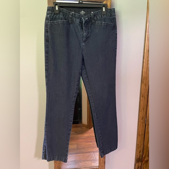 St.  John’s Bay straight leg denim dress pants - Picture 1 of 3